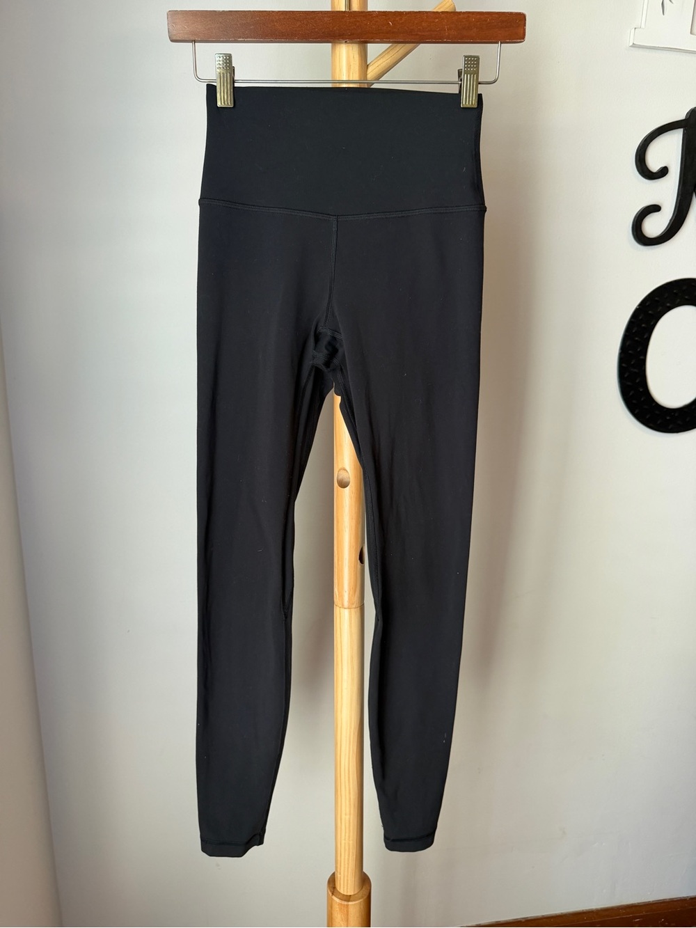 Lululemon Align High Rise Leggings Size 4 Black Performance Athletic Wear